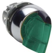 3 Position Lighted Green Maintained Selector Switch-0